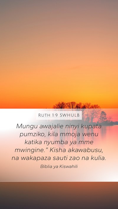 Ruth 1:9 SWHULB Bible Verse Image