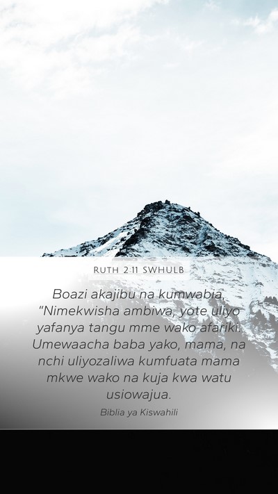 Ruth 2:11 SWHULB Bible Verse Image