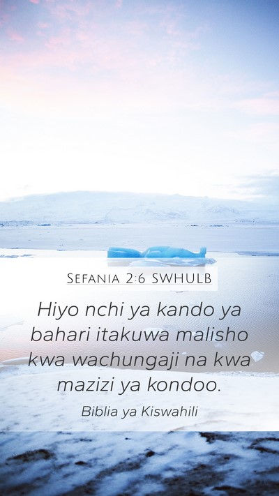 Sefania 2:6 SWHULB Bible Verse Image