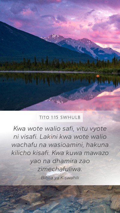Tito 1:15 SWHULB Bible Verse Image