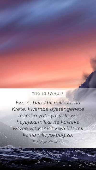 Tito 1:5 SWHULB Bible Verse Image
