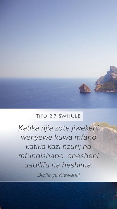 Tito 2:7 SWHULB Bible Verse Image