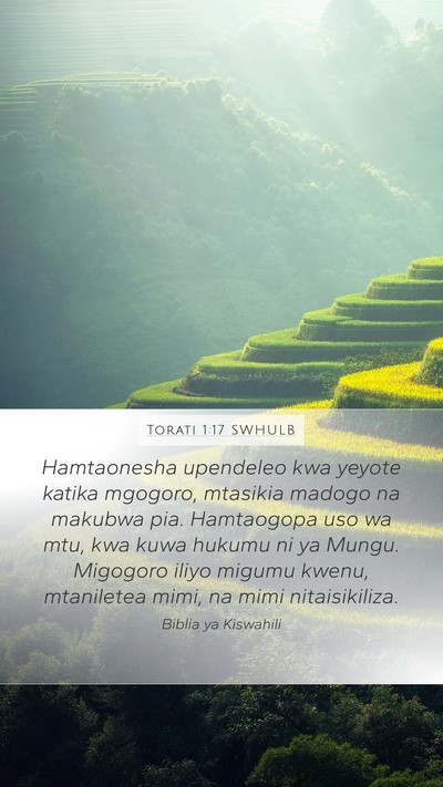 Torati 1:17 SWHULB Bible Verse Image