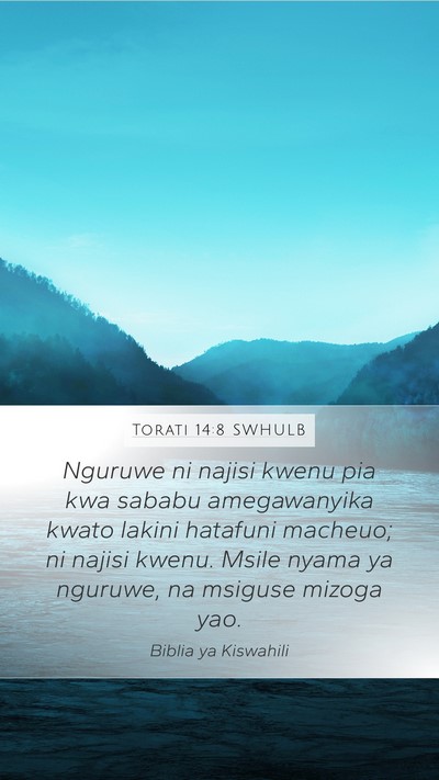 Torati 14:8 SWHULB Bible Verse Image