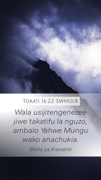 Torati 16:22 SWHULB Bible Verse Image