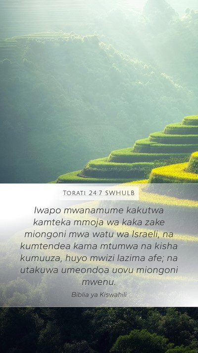 Torati 24:7 SWHULB Bible Verse Image