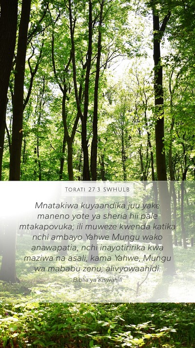 Torati 27:3 SWHULB Bible Verse Image