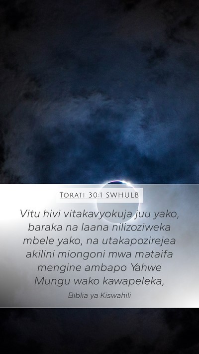 Torati 30:1 SWHULB Bible Verse Image