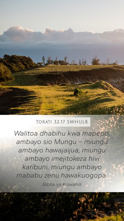 Torati 32:17 SWHULB Bible Verse Image