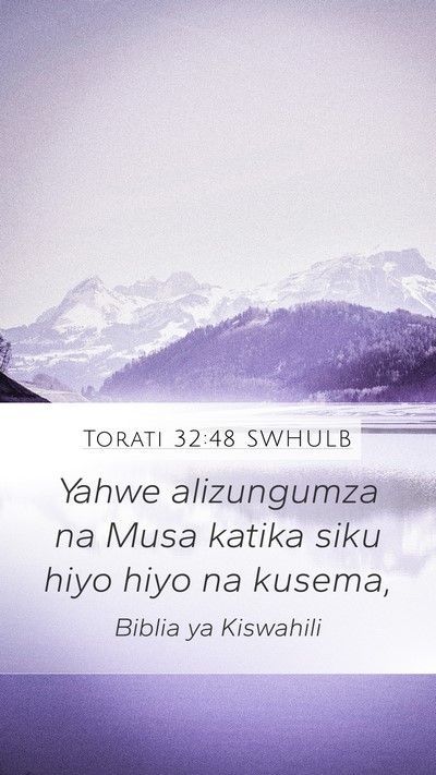 Torati 32:48 SWHULB Bible Verse Image