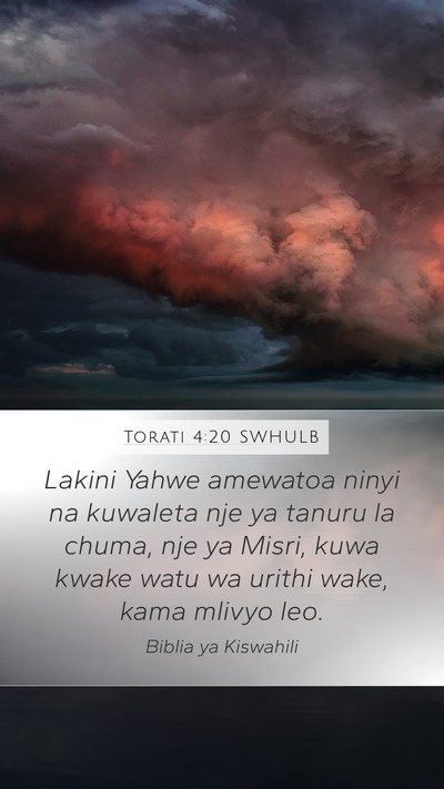 Torati 4:20 SWHULB Bible Verse Image