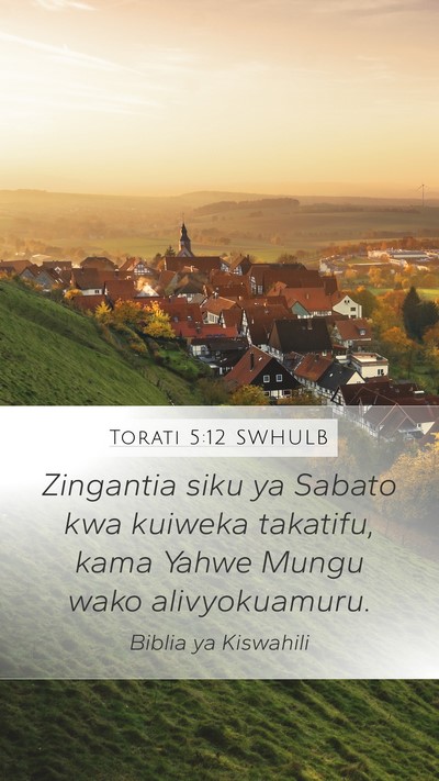 Torati 5:12 SWHULB Bible Verse Image