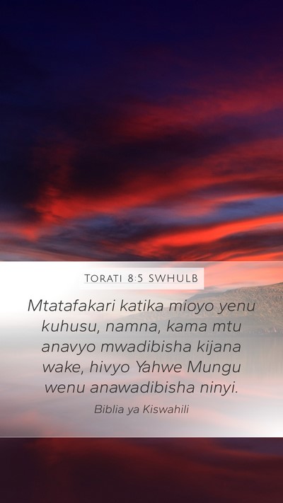Torati 8:5 SWHULB Bible Verse Image