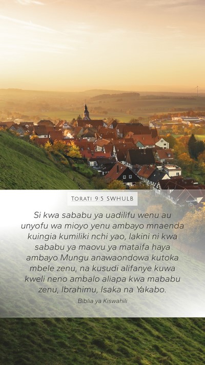 Torati 9:5 SWHULB Bible Verse Image