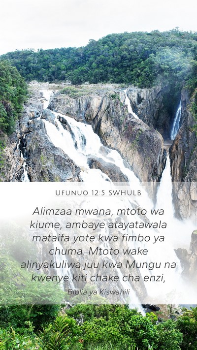 Ufunuo 12:5 SWHULB Bible Verse Image
