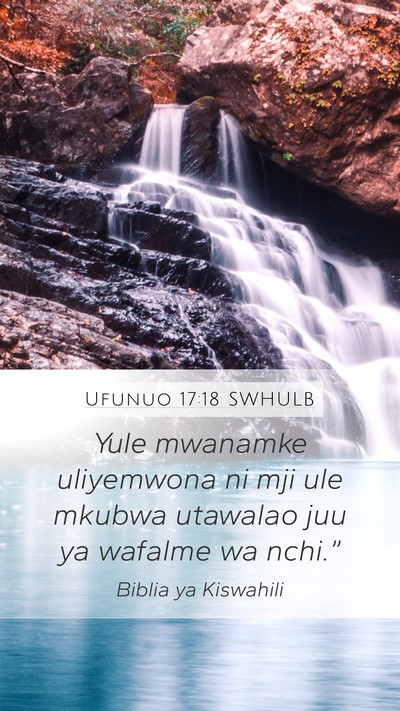 Ufunuo 17:18 SWHULB Bible Verse Image