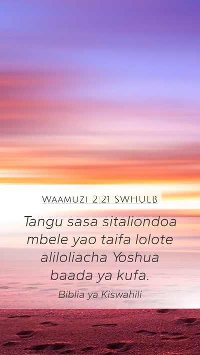 Waamuzi 2:21 SWHULB Bible Verse Image