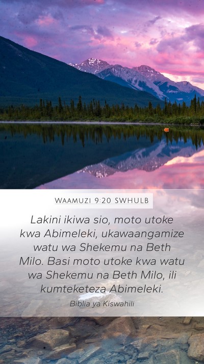 Waamuzi 9:20 SWHULB Bible Verse Image
