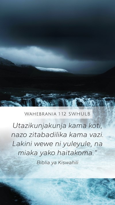 Wahebrania 1:12 SWHULB Bible Verse Image