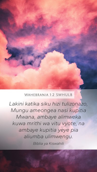 Wahebrania 1:2 SWHULB Bible Verse Image