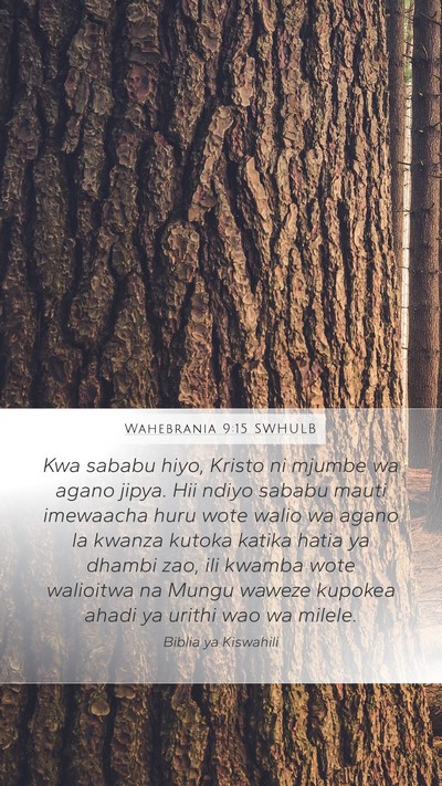 Wahebrania 9:15 SWHULB Bible Verse Image