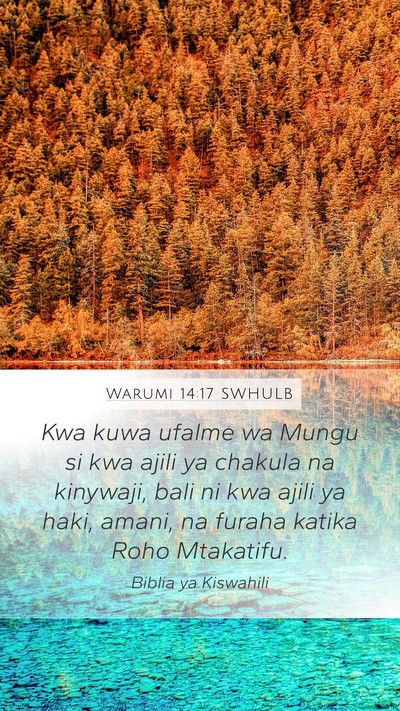 Warumi 14:17 SWHULB Bible Verse Image
