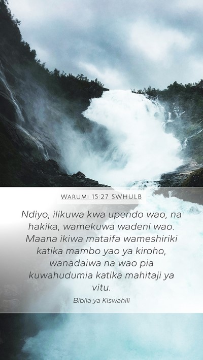 Warumi 15:27 SWHULB Bible Verse Image
