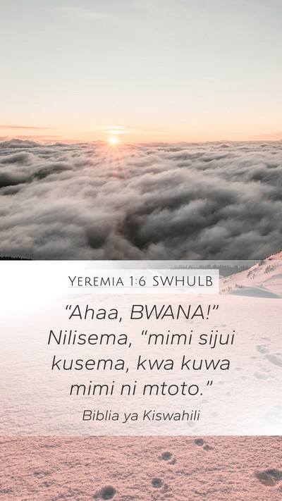 Yeremia 1:6 SWHULB Bible Verse Image