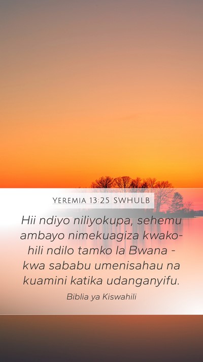 Yeremia 13:25 SWHULB Bible Verse Image