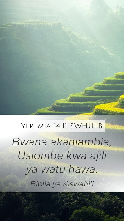 Yeremia 14:11 SWHULB Bible Verse Image