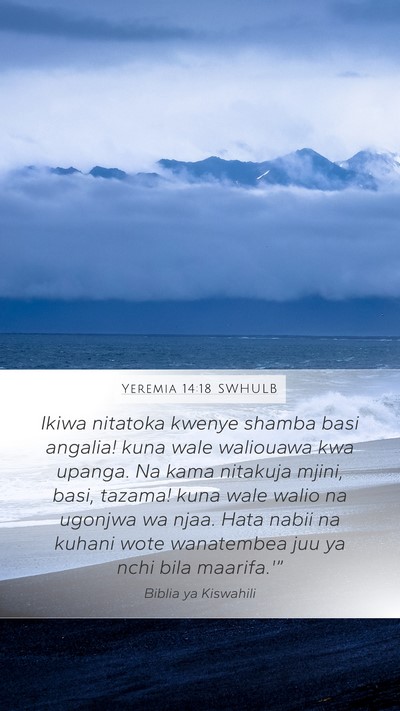 Yeremia 14:18 SWHULB Bible Verse Image
