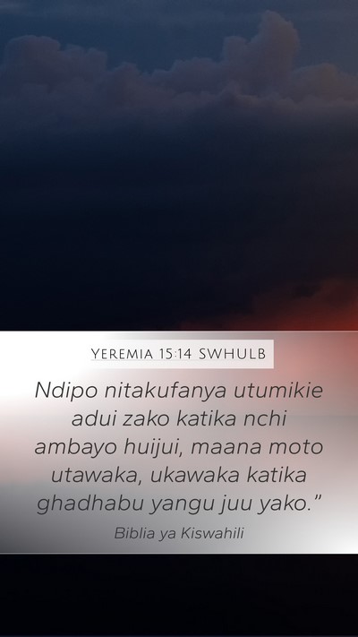 Yeremia 15:14 SWHULB Bible Verse Image