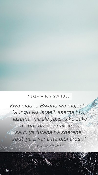 Yeremia 16:9 SWHULB Bible Verse Image