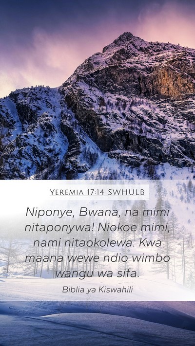 Yeremia 17:14 SWHULB Bible Verse Image