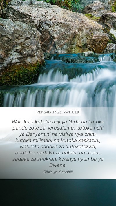 Yeremia 17:26 SWHULB Bible Verse Image