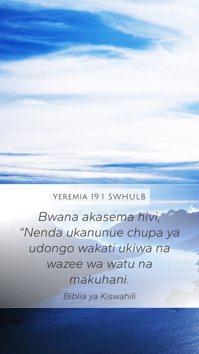 Yeremia 19:1 SWHULB Bible Verse Image