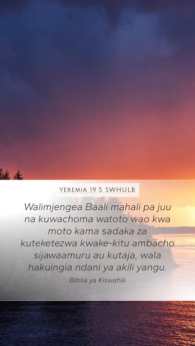 Yeremia 19:5 SWHULB Bible Verse Image