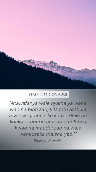 Yeremia 19:9 SWHULB Bible Verse Image