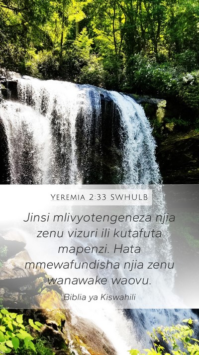 Yeremia 2:33 SWHULB Bible Verse Image