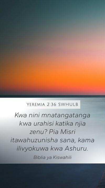 Yeremia 2:36 SWHULB Bible Verse Image