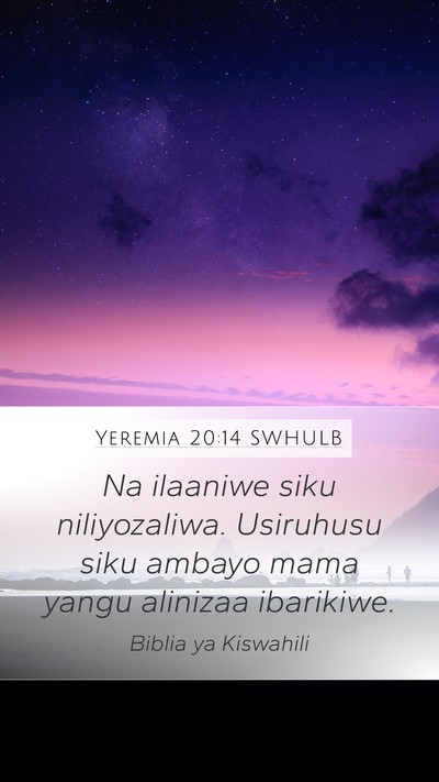 Yeremia 20:14 SWHULB Bible Verse Image