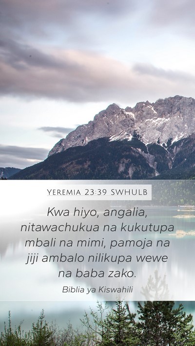 Yeremia 23:39 SWHULB Bible Verse Image
