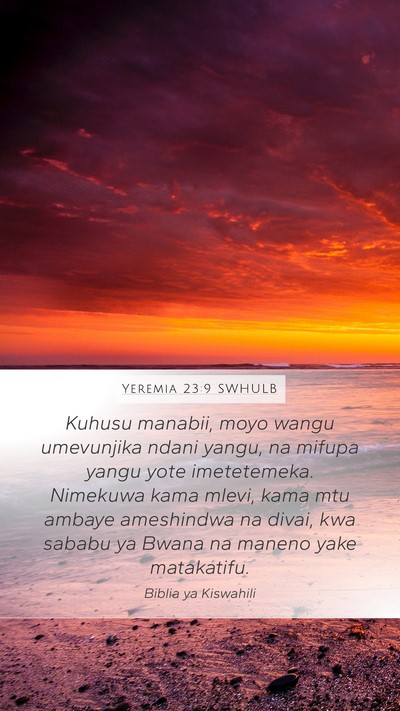 Yeremia 23:9 SWHULB Bible Verse Image