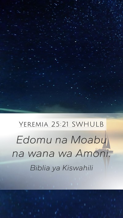 Yeremia 25:21 SWHULB Bible Verse Image