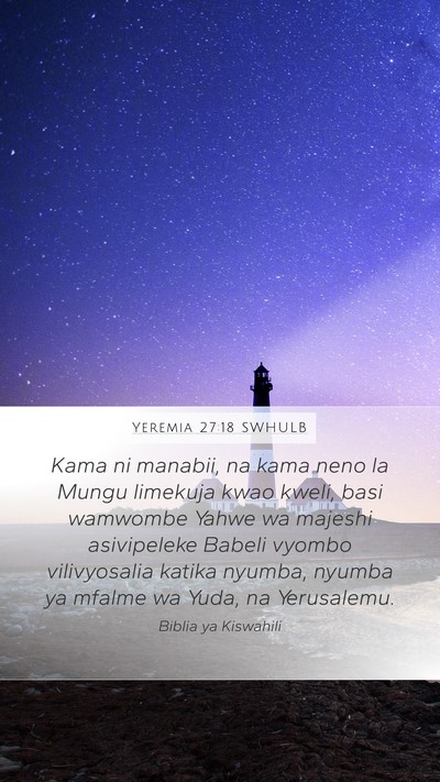 Yeremia 27:18 SWHULB Bible Verse Image