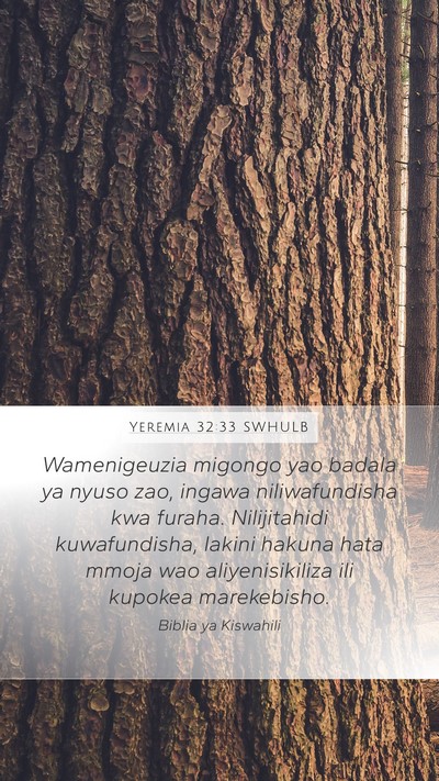 Yeremia 32:33 SWHULB Bible Verse Image