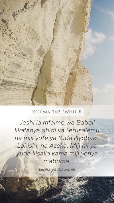 Yeremia 34:7 SWHULB Bible Verse Image