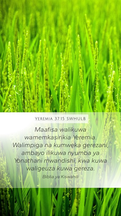 Yeremia 37:15 SWHULB Bible Verse Image
