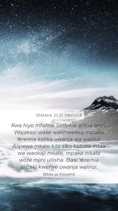 Yeremia 37:21 SWHULB Bible Verse Image