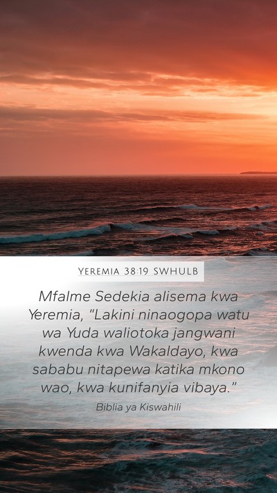 Yeremia 38:19 SWHULB Bible Verse Image